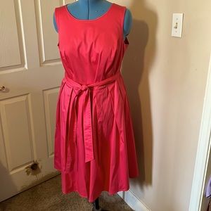 Calvin Klein Tie Waisted Dress